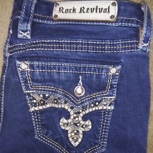 Womens rock revival jeans size 30 inseam 34